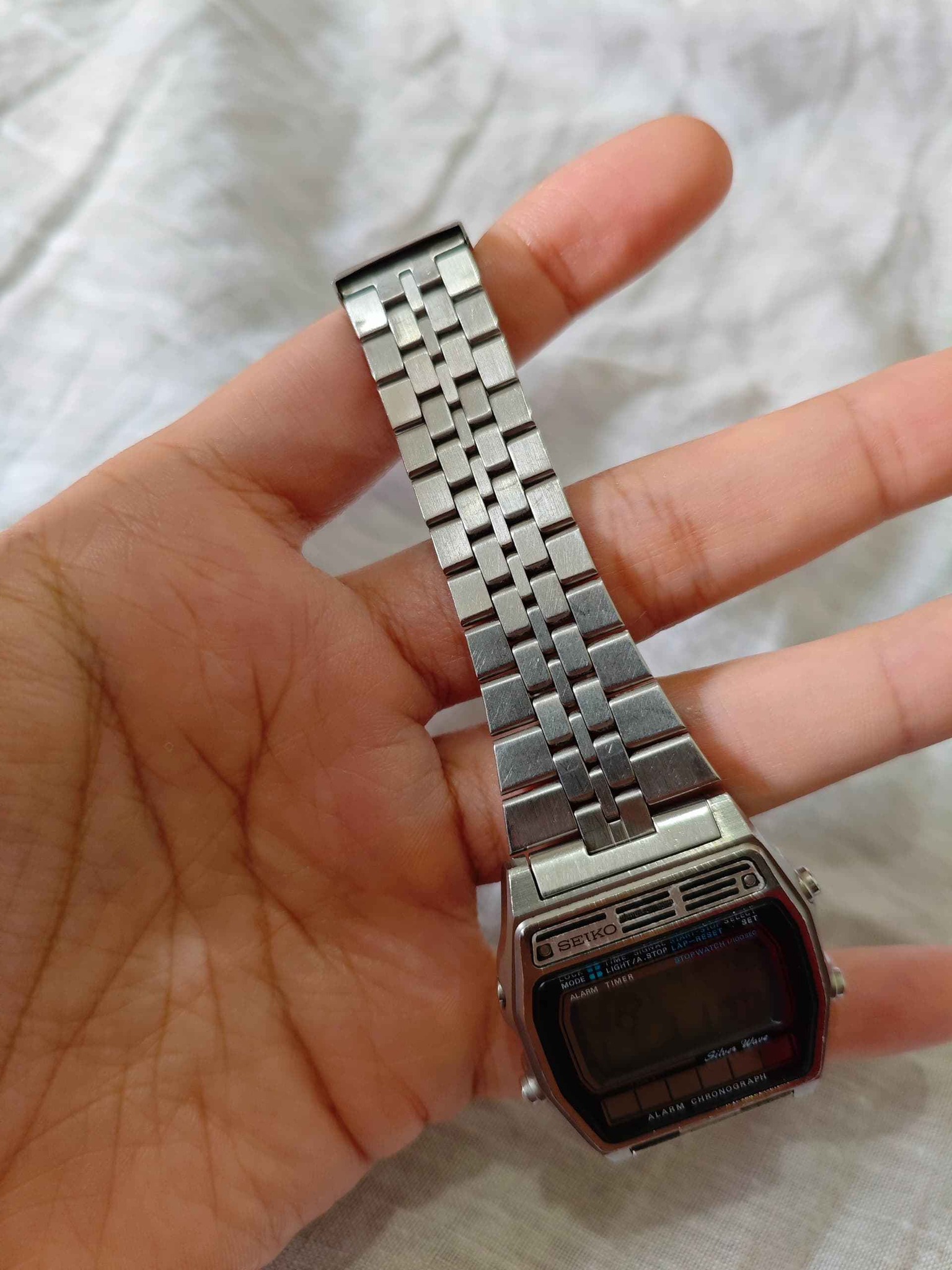 RARE Vintage Seiko SilverWave A258-5000 Solar Digital (1980 