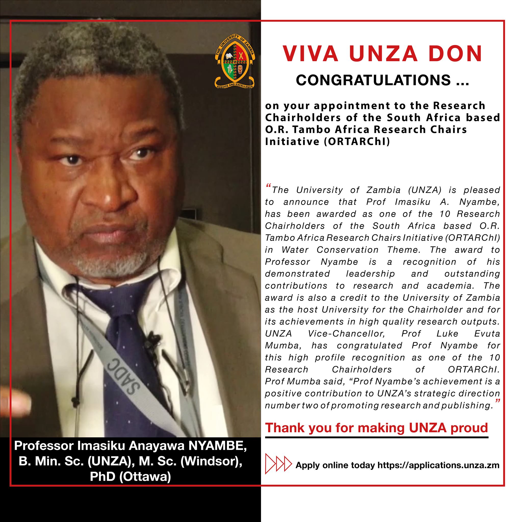 The University of... - The University of Zambia -UNZA | Facebook