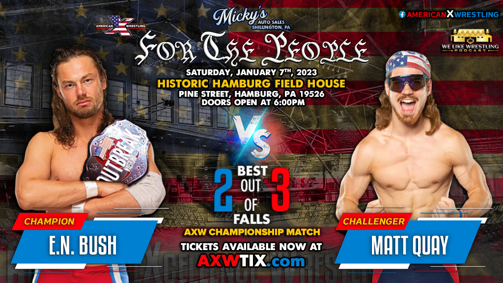 American Xcellence Wrestling - AXW - 🚨 MAIN EVENT ANNOUNCEMENT! 🚨 ...