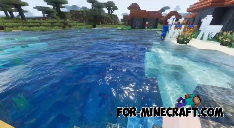 Minecraft PE hyper vibrant visuals shader