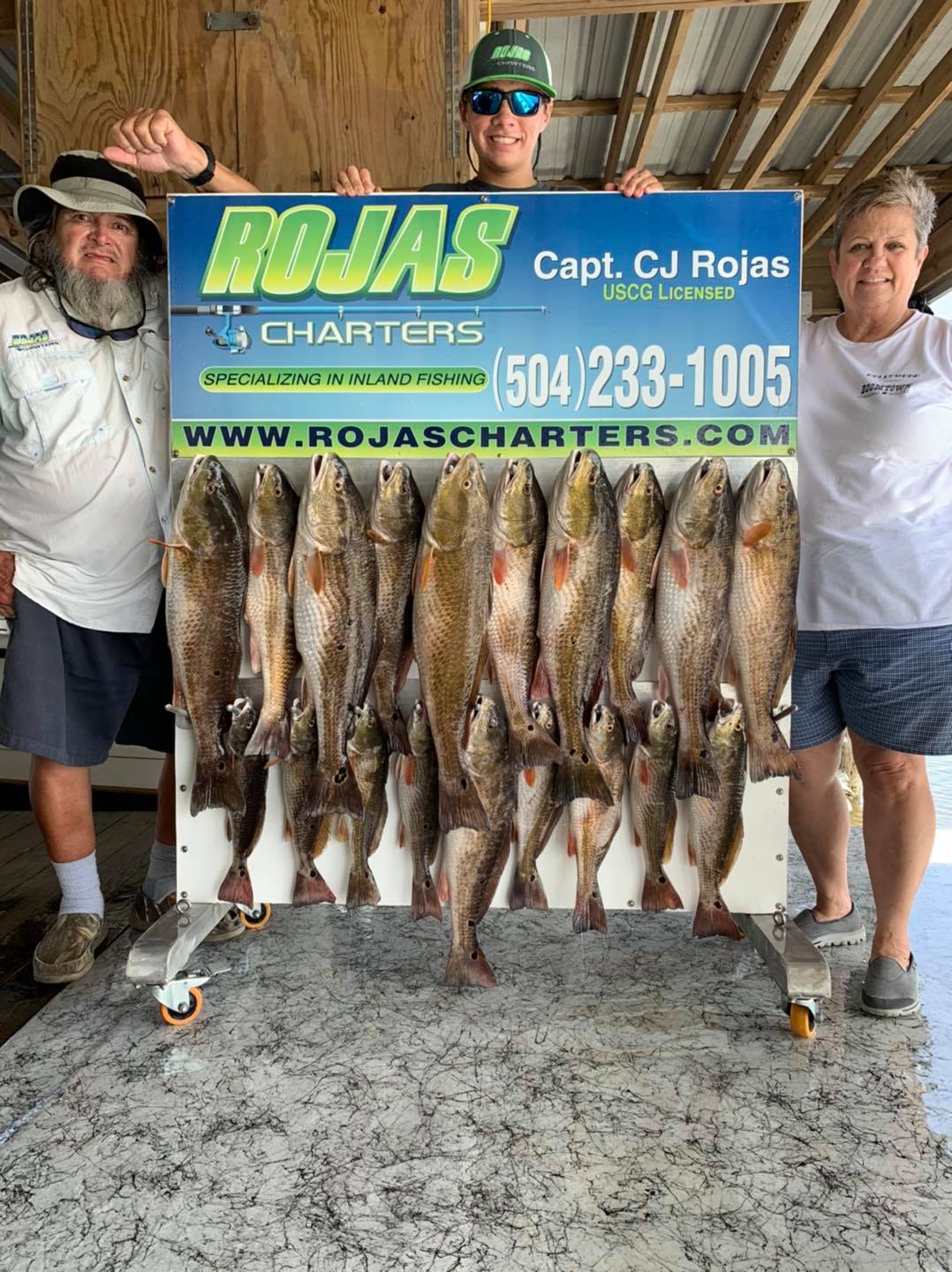 The Rojas Gang #powerpole... - Rojas Fishing Charters