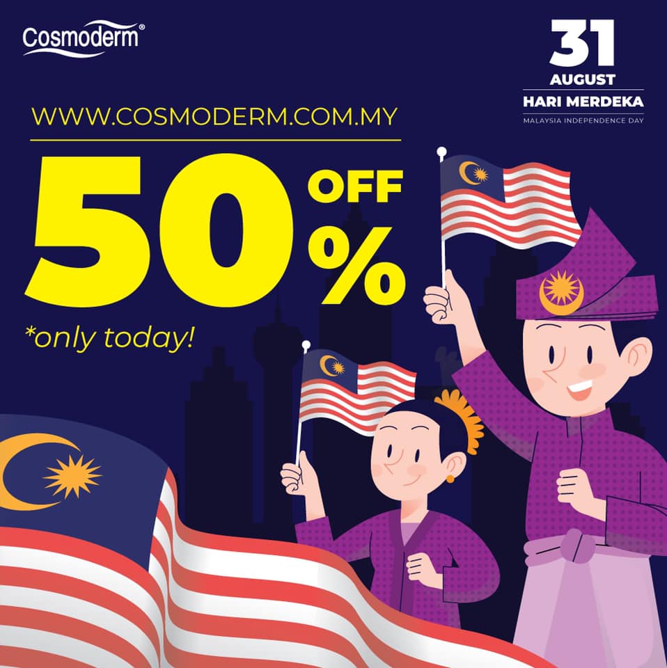 Cosmoderm - Selamat Hari Merdeka yang ke-63 Malaysia!... | Facebook