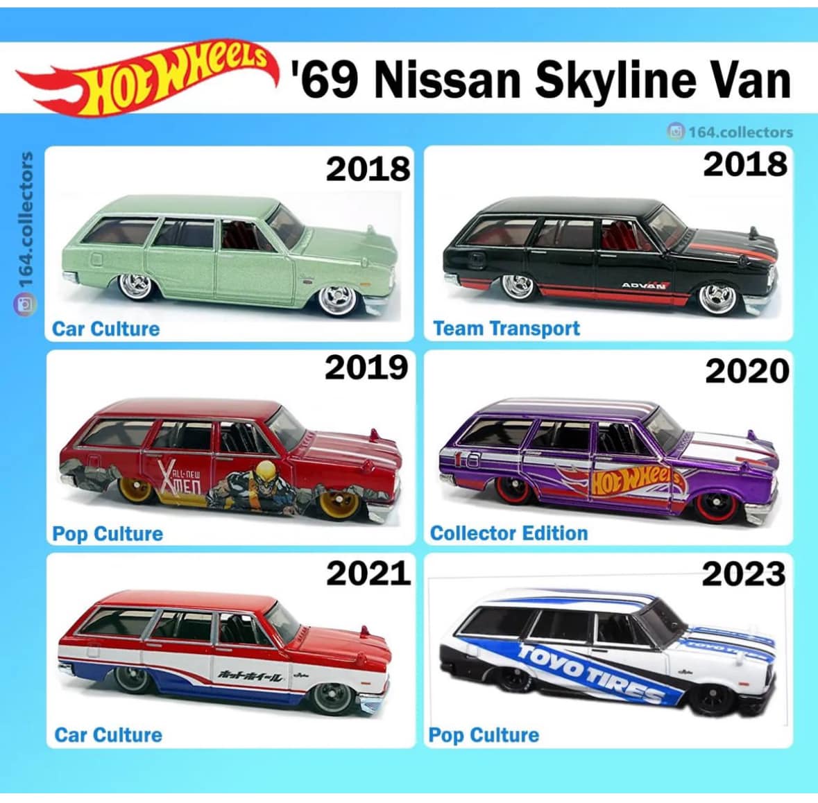 69 Nissan Skyline Van Debut series Car Culture: Cargo Carriers