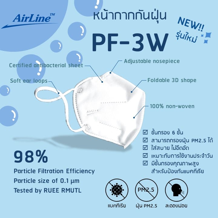 🎉ขอแนะนำ..!!!... - หน้ากากอนามัย Airline & PF Face Mask | Facebook