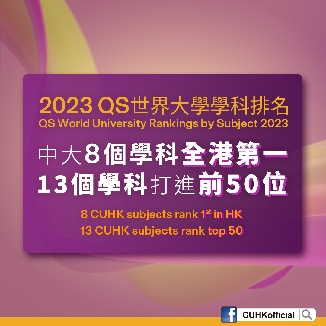 2023... - The Chinese University of Hong Kong 香港中文大學 - CUHK | Facebook