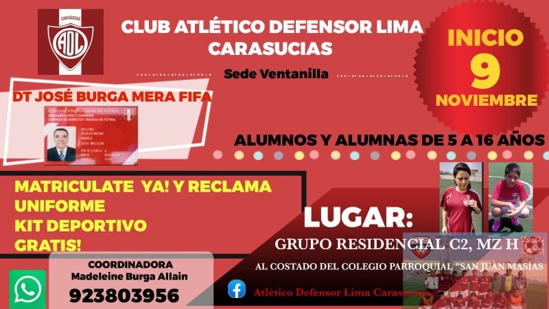 NUEVA SEDE -... - Atlético Defensor Lima 