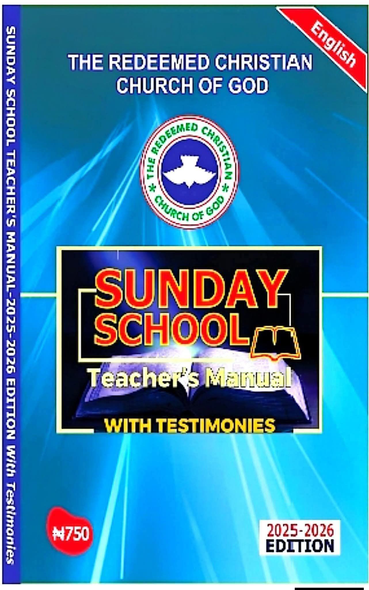 RCCG SUNDAY SCHOOL TEACHER'S MANUAL