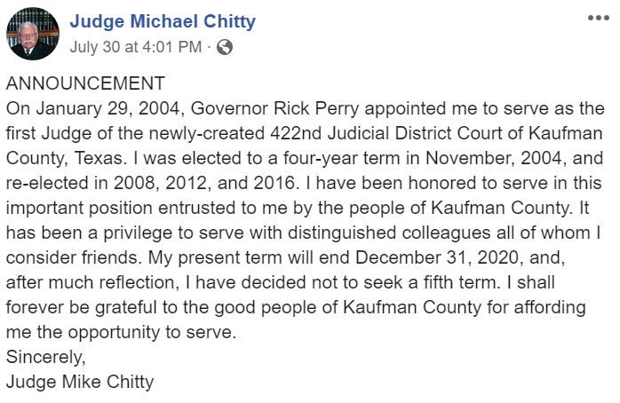Citizens Against Judge Michael Chitty
