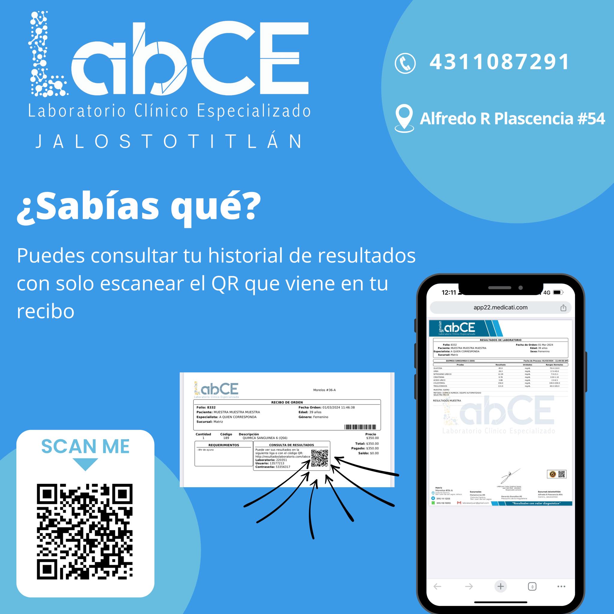 Labce laboratorio clínico especializado Jalostotitlán | Jalostotitlán