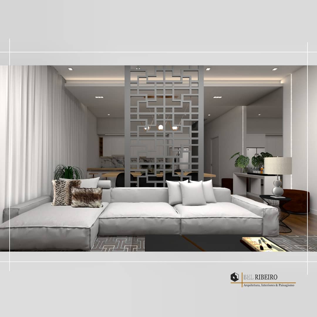 LIVING... - BEL RIBEIRO-Arquitetura, Interiores & Paisagismo
