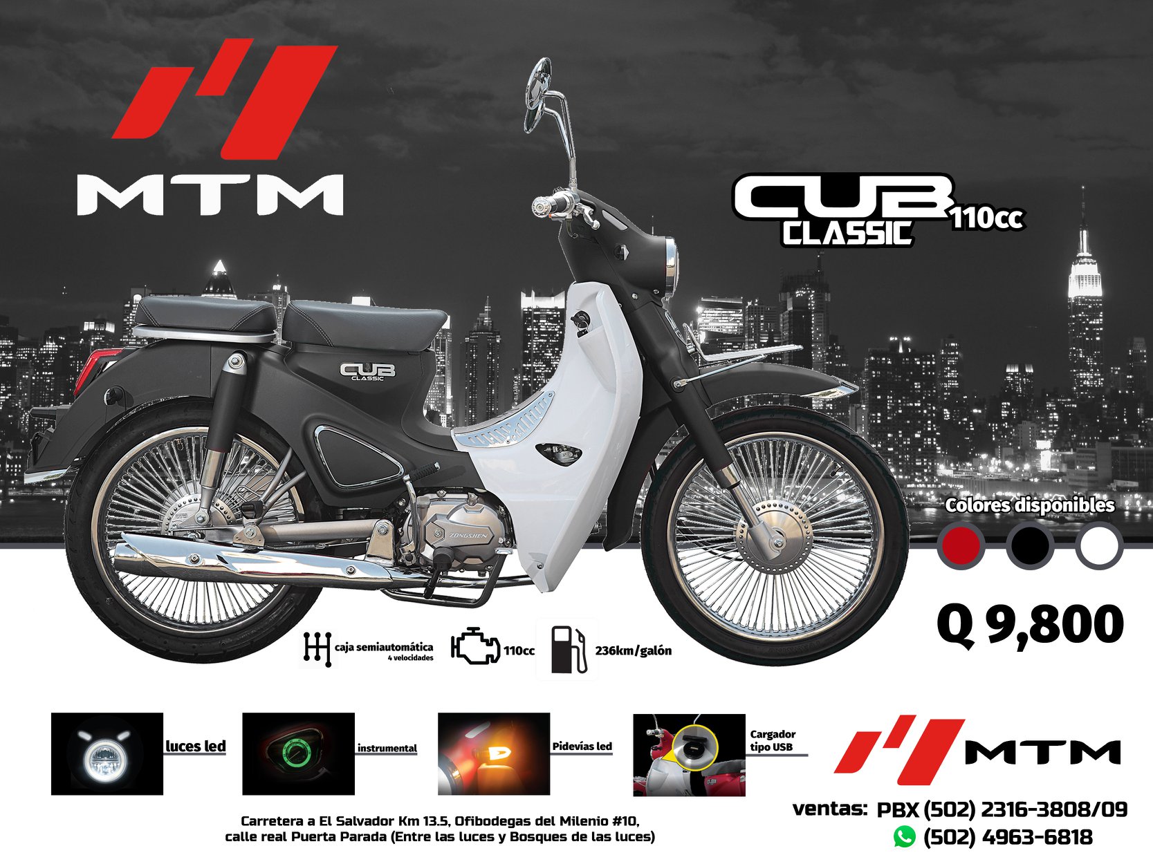 La nueva Cub Classic está... - Revista MOTO, BICI & AUTO