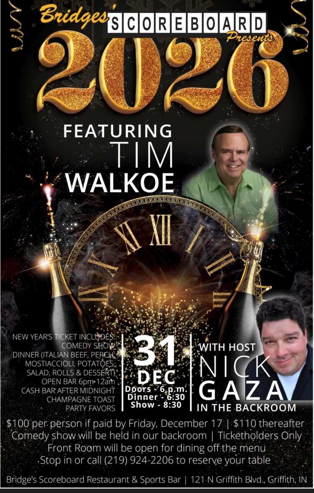 Nick Gaza Comedy Nights | Here's a great Christmas gift...NYE TICKETS ...