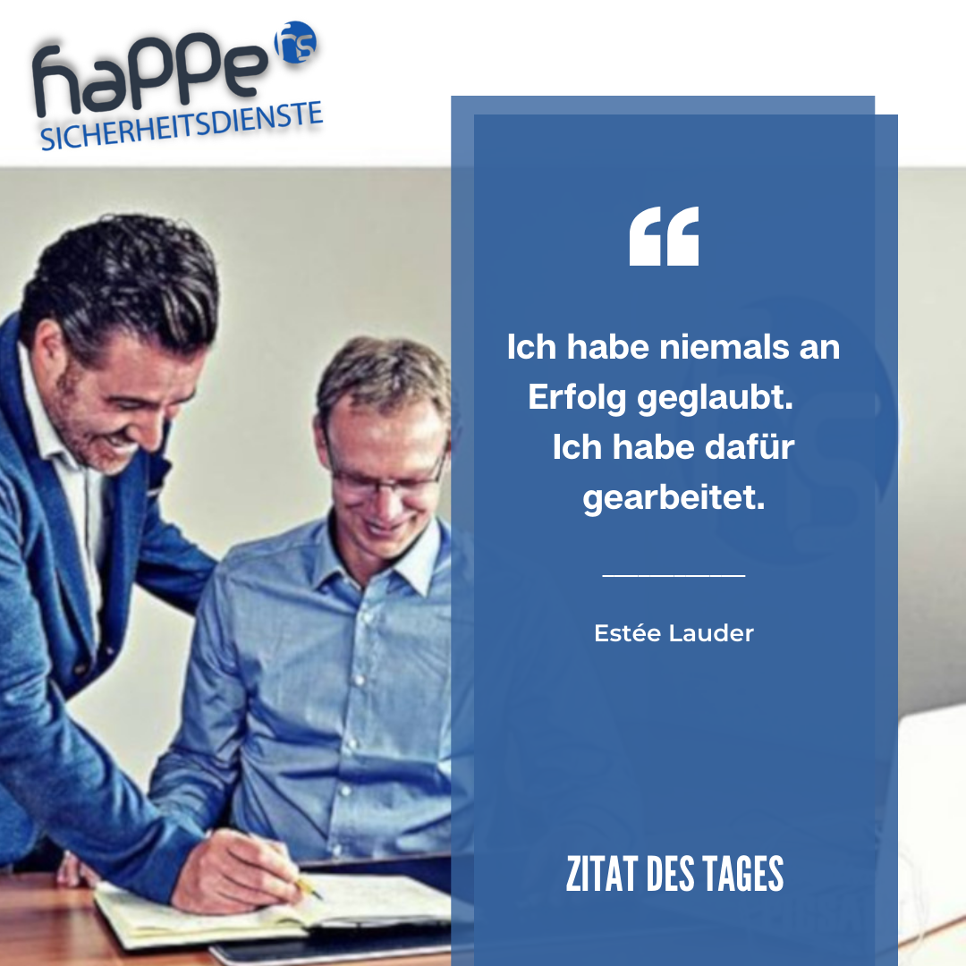 👉 Zitat des Tages 👈⠀ ⠀ ⠀ ⁣Ich... - Happe Sicherheitsdienste | Facebook