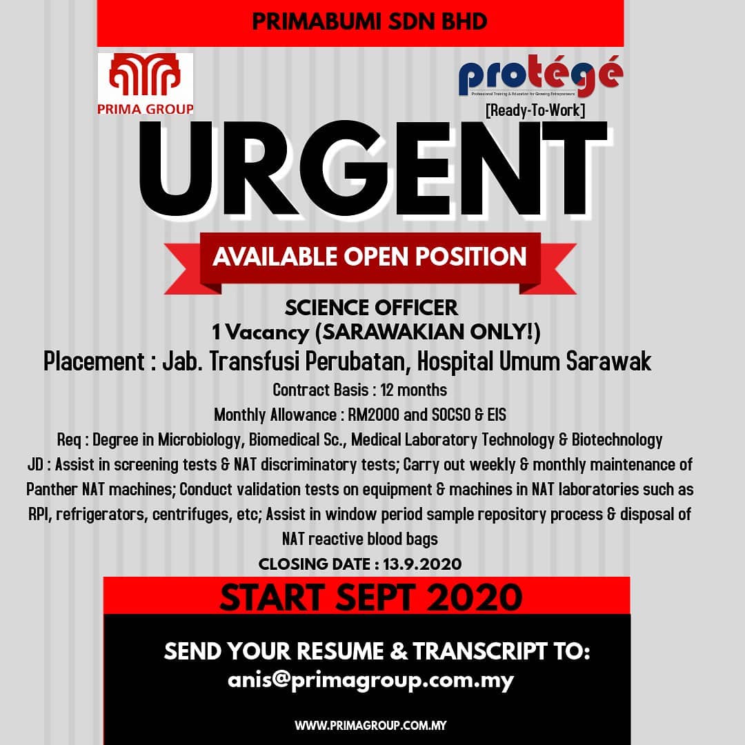 Dear Graduates, We have good news! Primabumi Sdn Bhd is currently ...