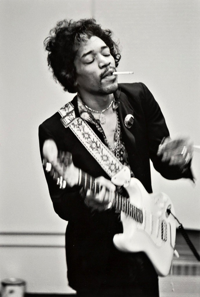Linda McCartney// Paul McCartney, Jimi Hendrix
