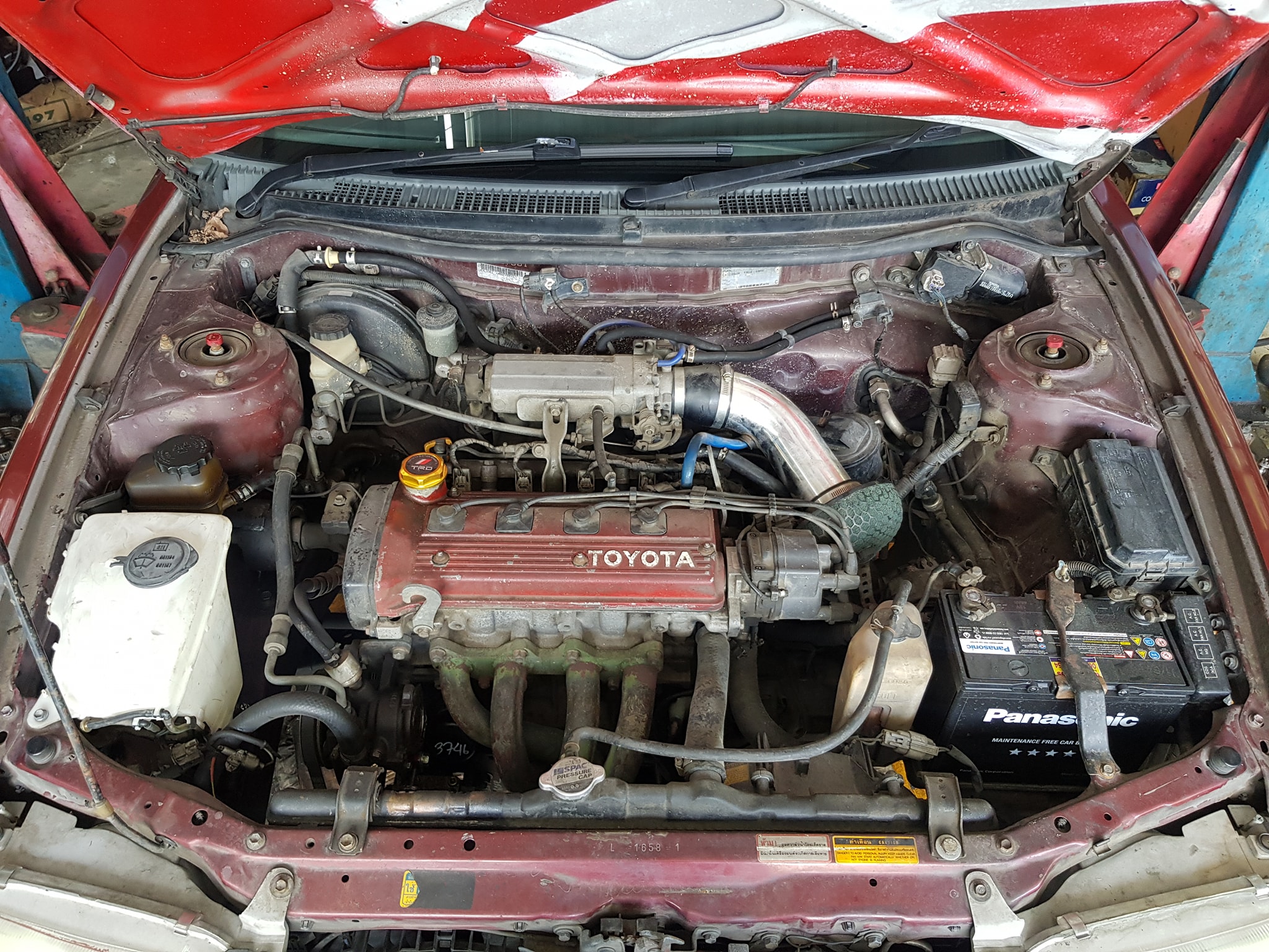 อู่เรืองยนต์ - Toyota EE101 เปลี่ยนเครื่องยนต์ 4EFE 1300CC...