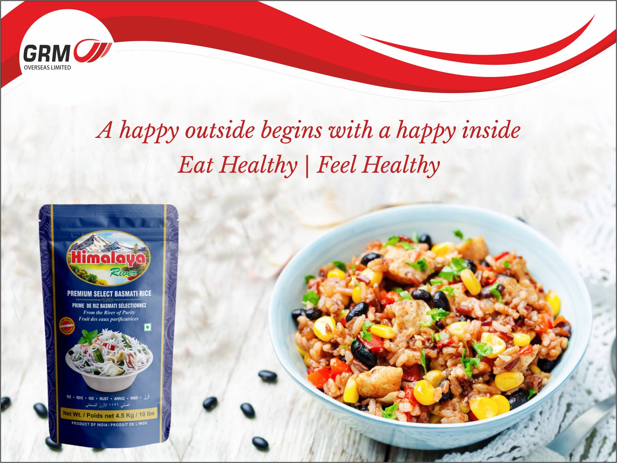 GRM Rice - Follow the Healthy Route with Himalaya River by...