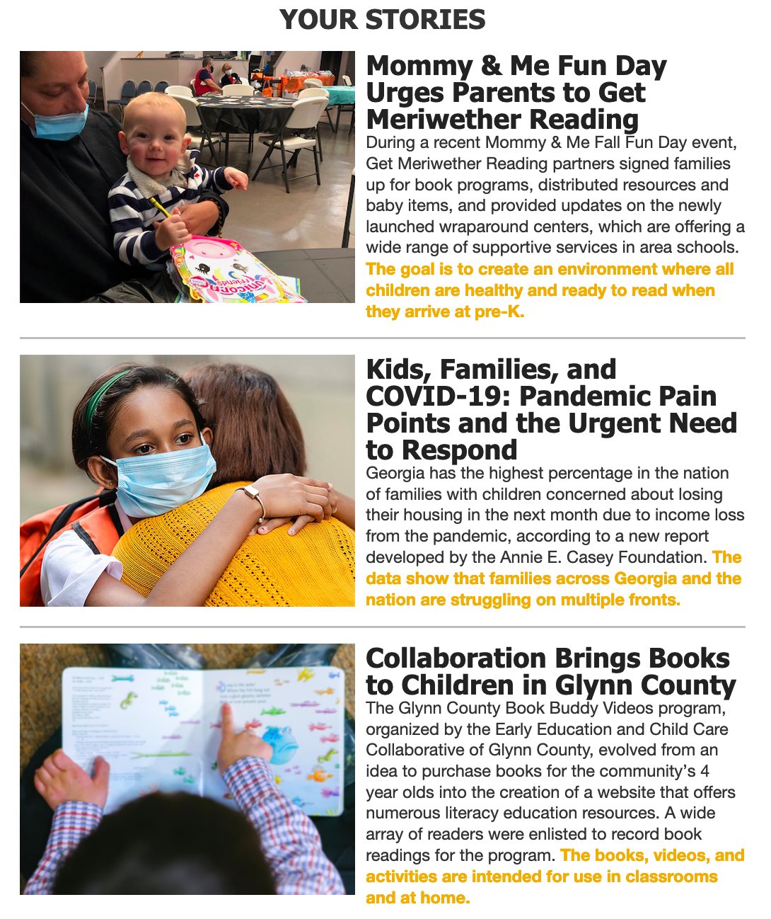 Our latest Campaign Updates... - Get Georgia Reading | Facebook