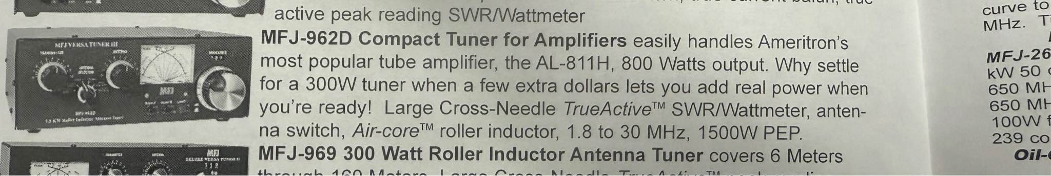 Is this MFJ 1621 antenna an old generation or modified version?