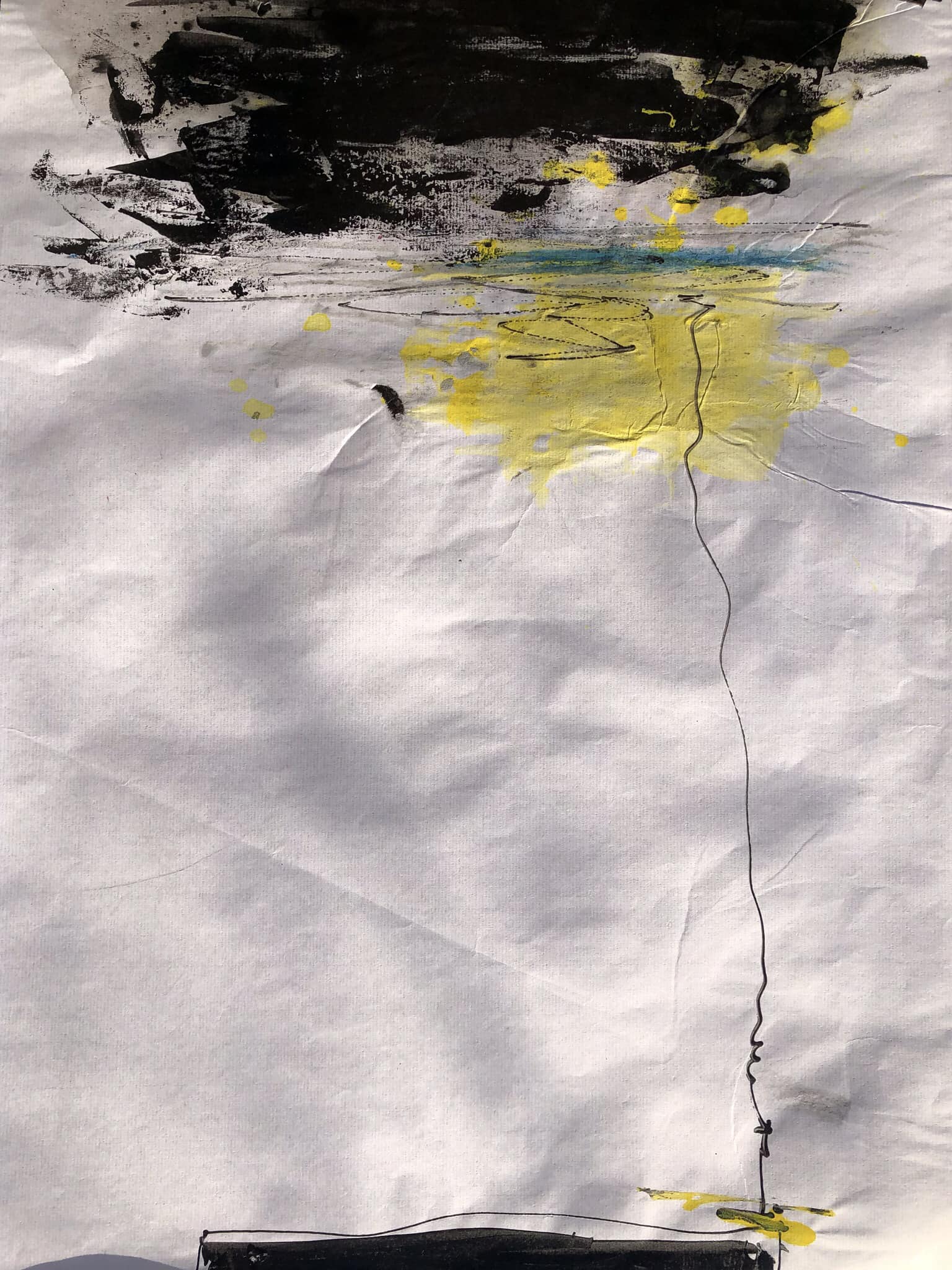 TakeshiYokoshima #横島剛 #May2024 #Crustal Movement #Acrylic paint