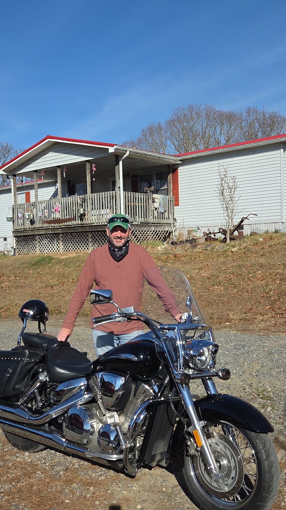 My first anniversary gift from my husband is my first motorcycle!