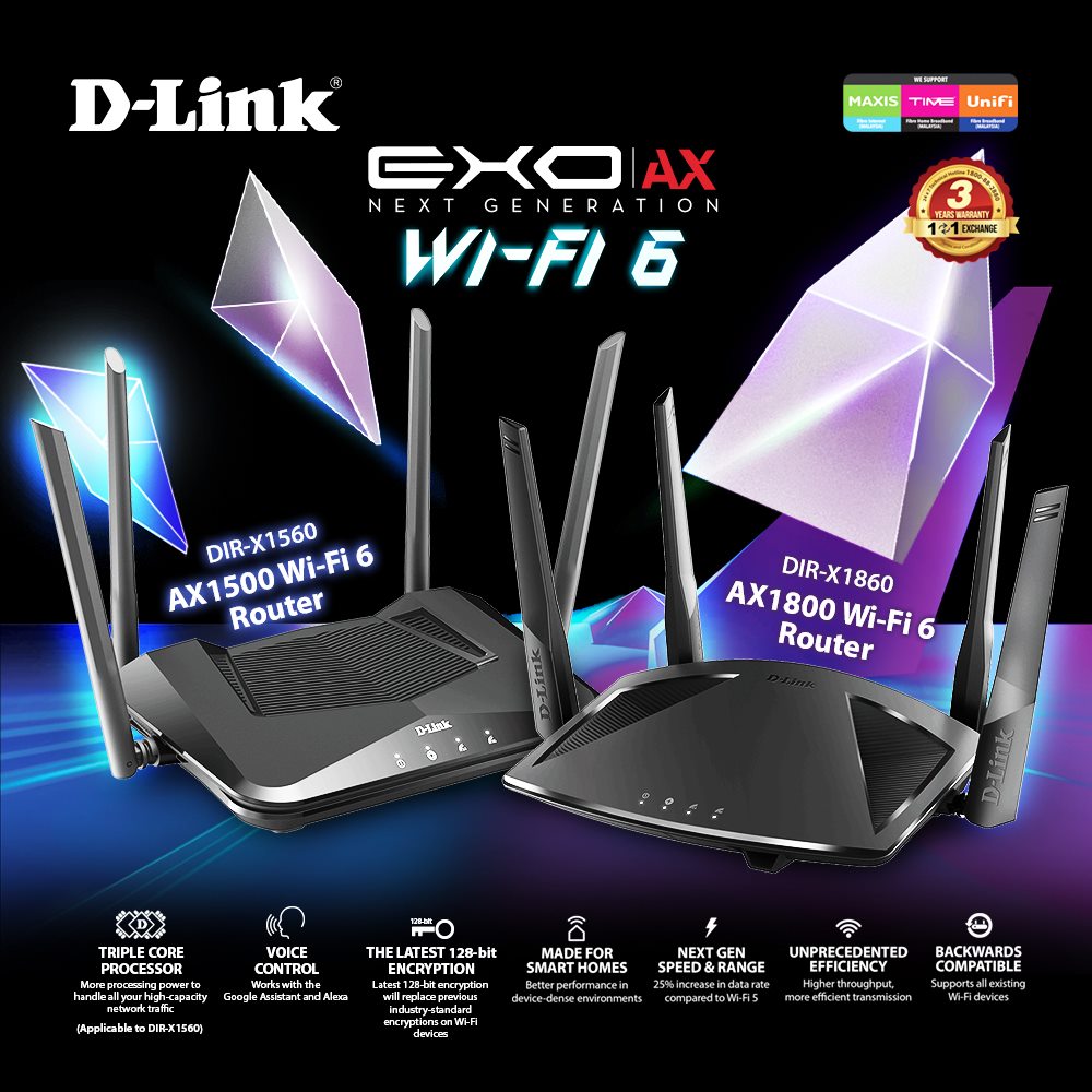 D-Link - [New Launch] Introducing D-Link Wi-Fi 6 Routers