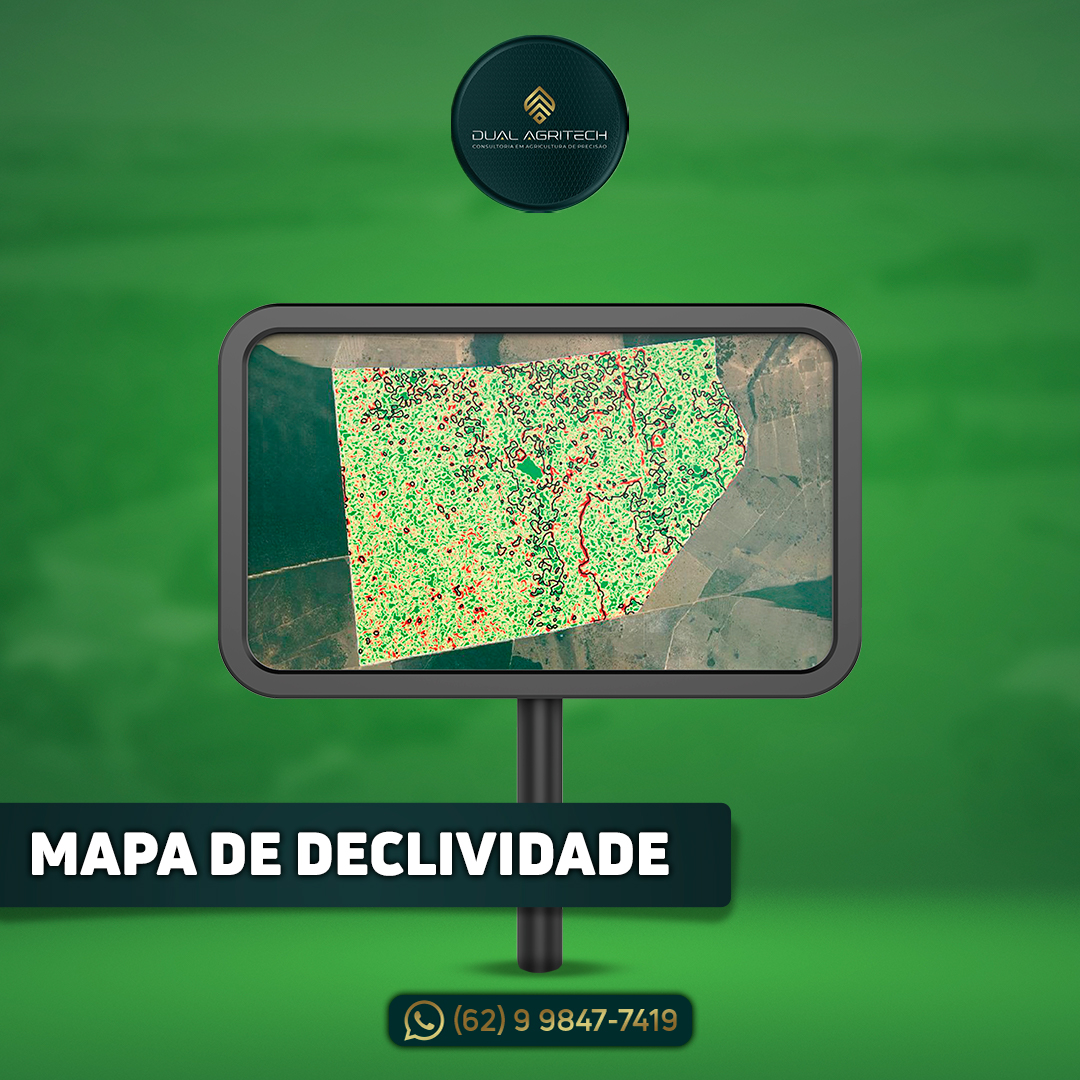 Dual Agritech - 🍃Os mapas de declividade emergem como...