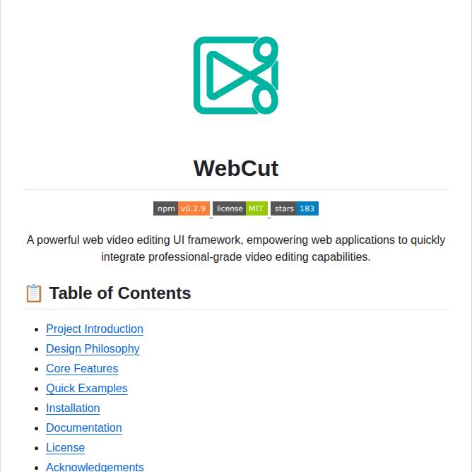 Thongchai - 🎬 webcut คือ Web video editing UI framework ที่โฟกัสการฝัง ...