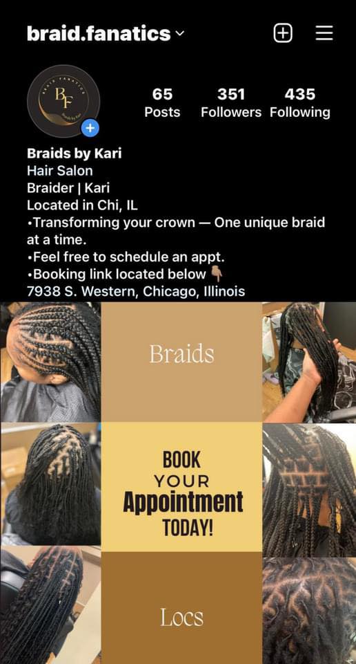 Hair Braiding Fanatic, Kari | Chicago IL
