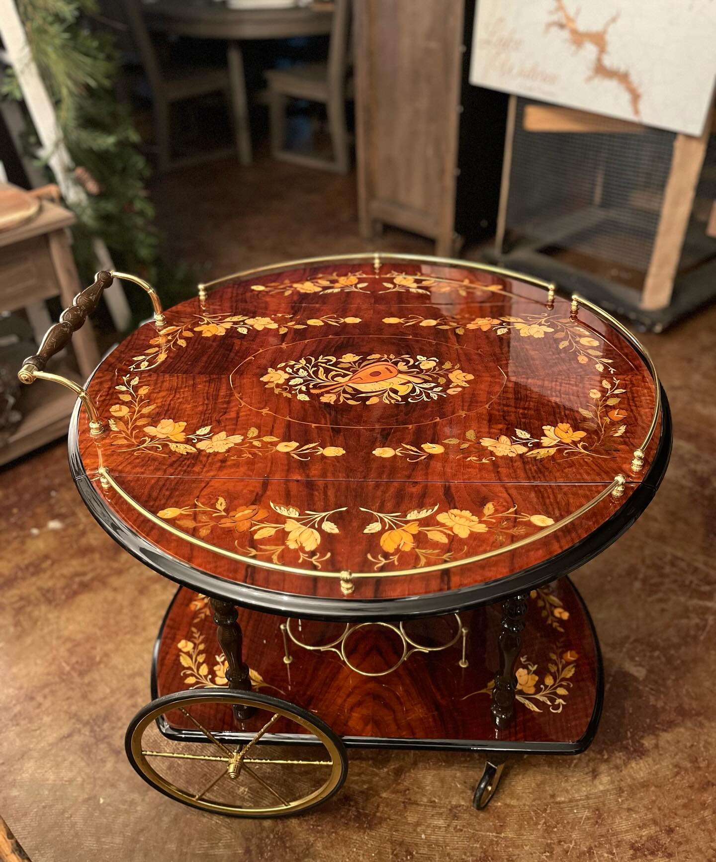 Vintage italian bar cart find