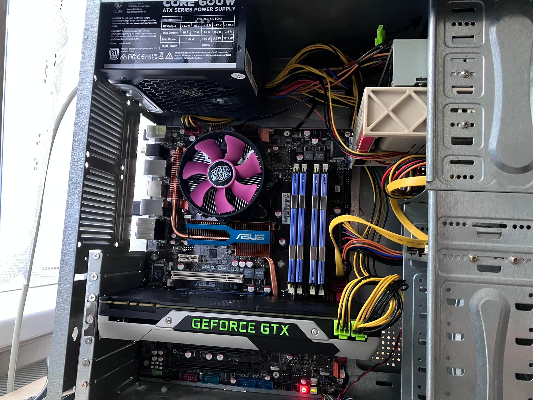 Asus P5Q Deluxe Windows XP build with GTX 980 and Core 2 Quad Q9650