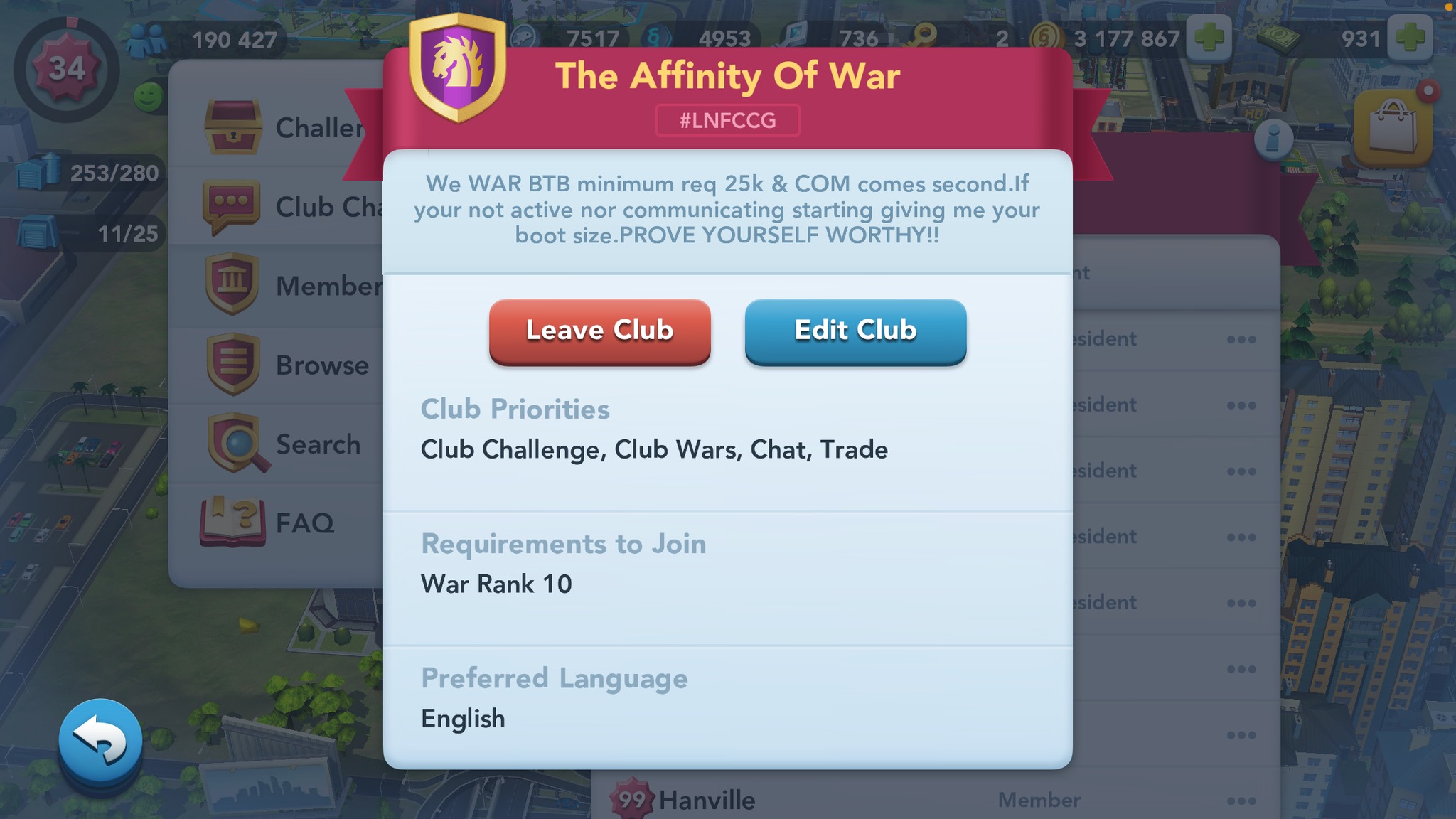 SimCity BuildIt | Hey everybody we are looking for some strong active ...