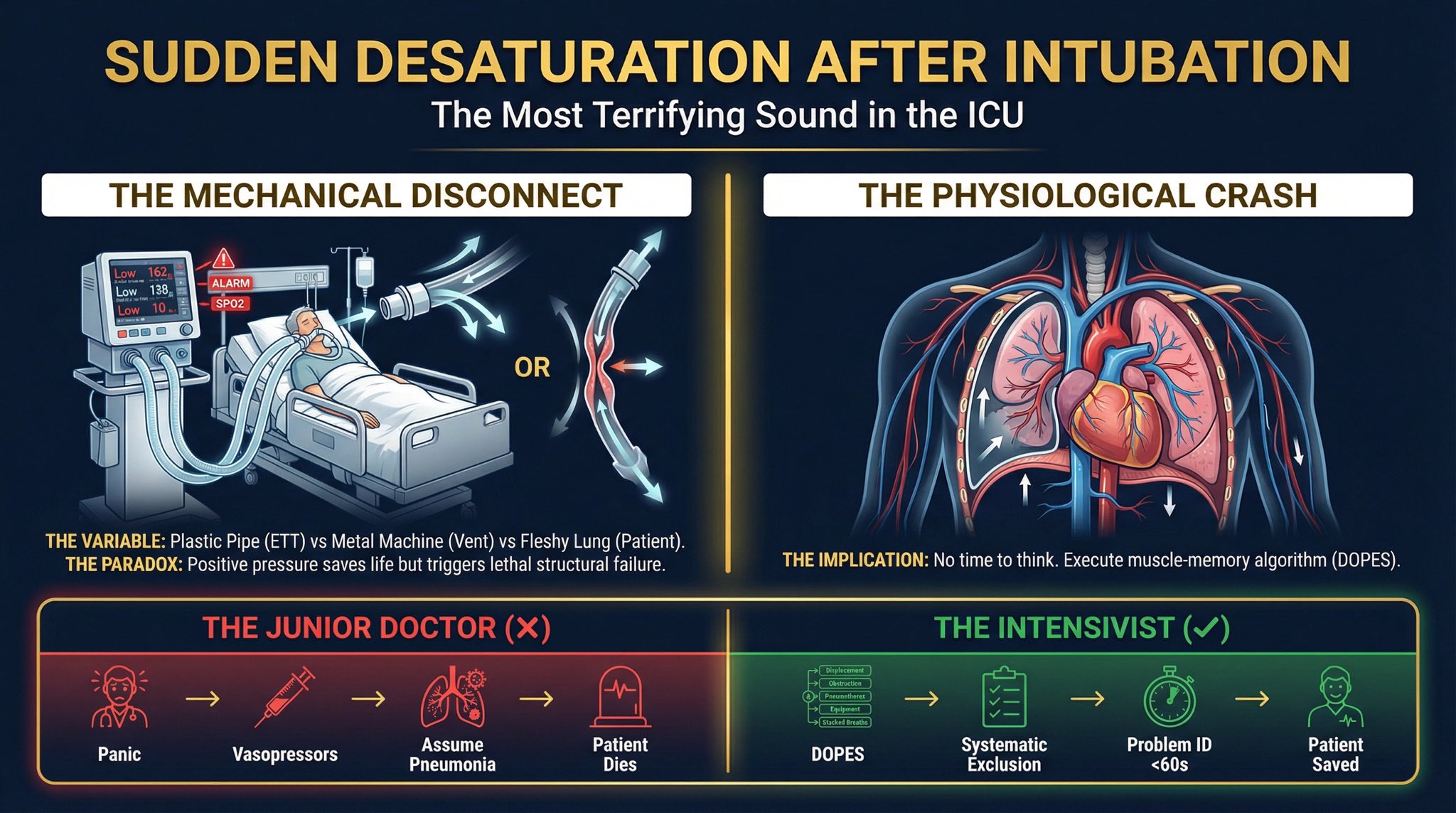 Hamdi Al-Turkey - Sudden Desaturation After Intubation... | Facebook