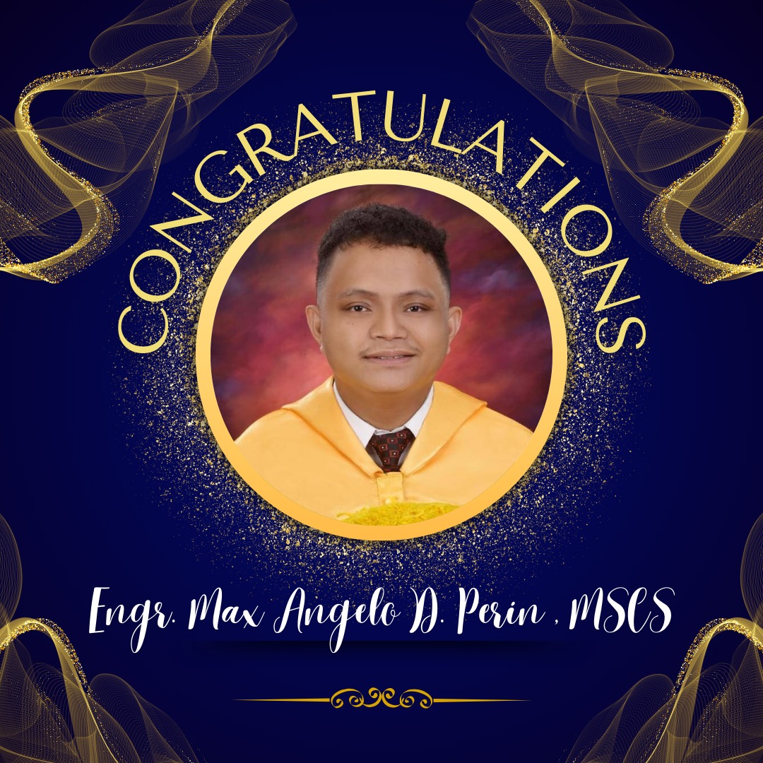 Congratulations to Mr. Max Angelo Perin, Mr. Darrel Cardaña, and Mrs ...
