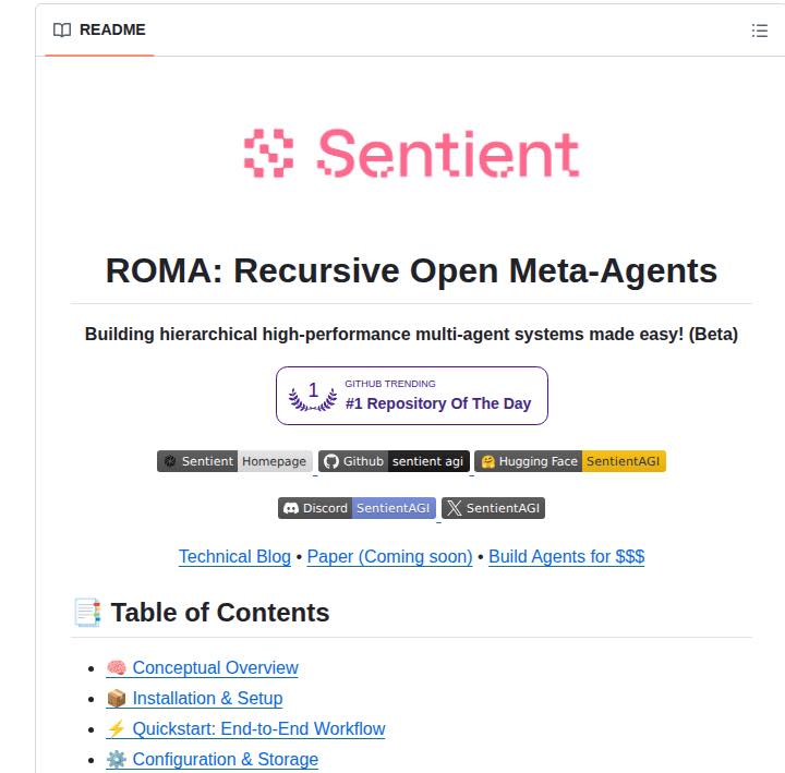 🧠 Recursive-Open-Meta-Agent (ROMA)... - Thongchai Thampueak | Facebook