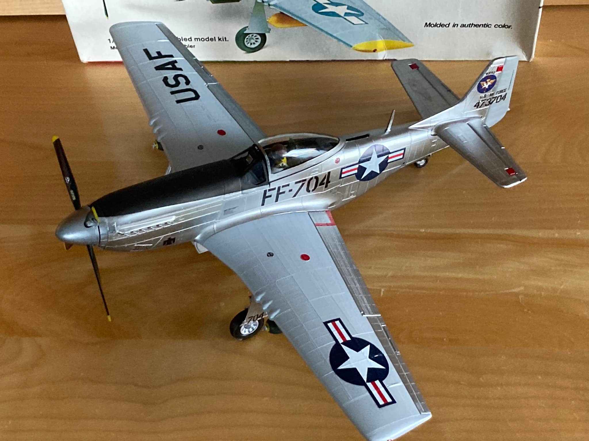 Monogram 1/32 Phantom F-51D Mustang. Easy kit to assemble, though