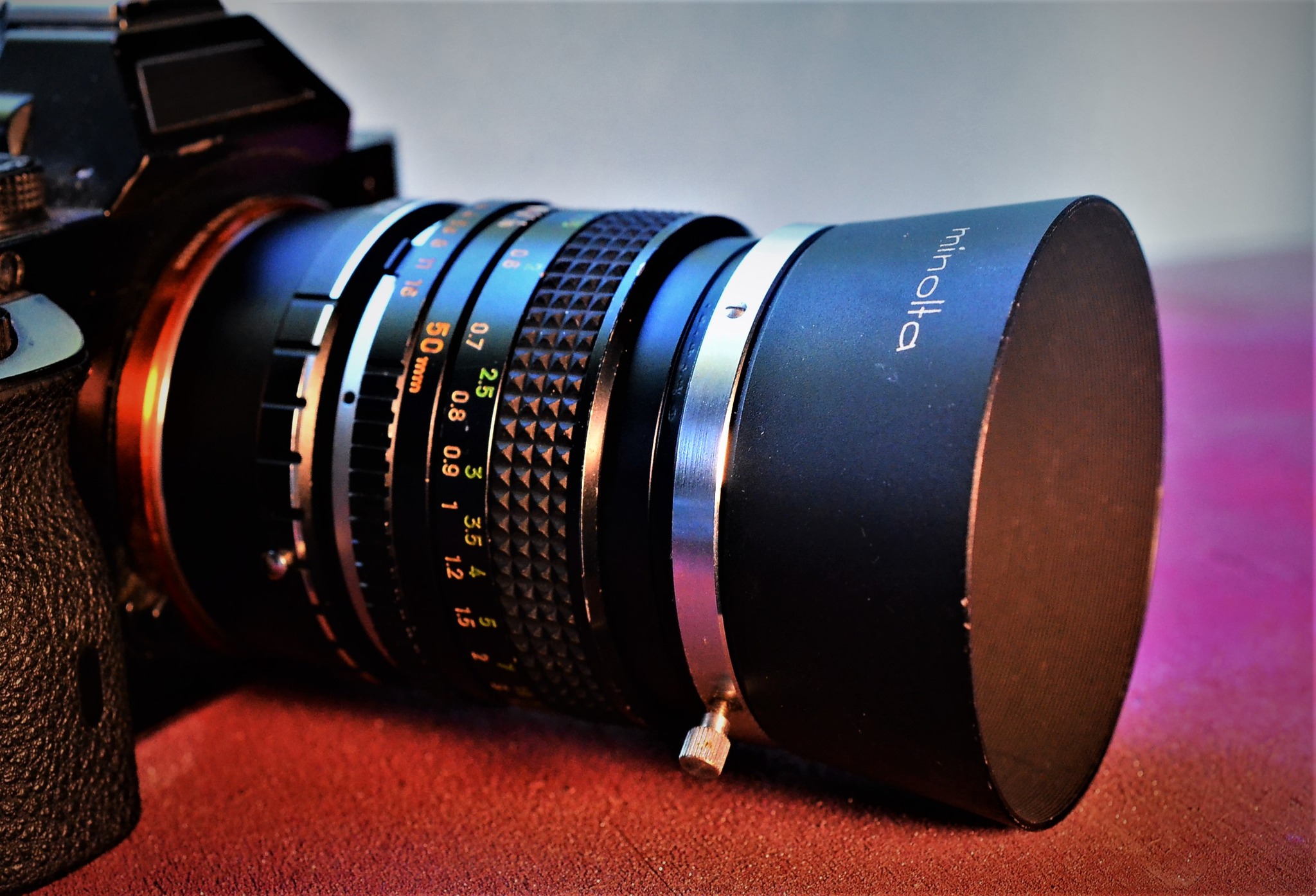 Minolta Rokkor-TD 45mm F2.8 It is Minolta's thinnest Pancake lens