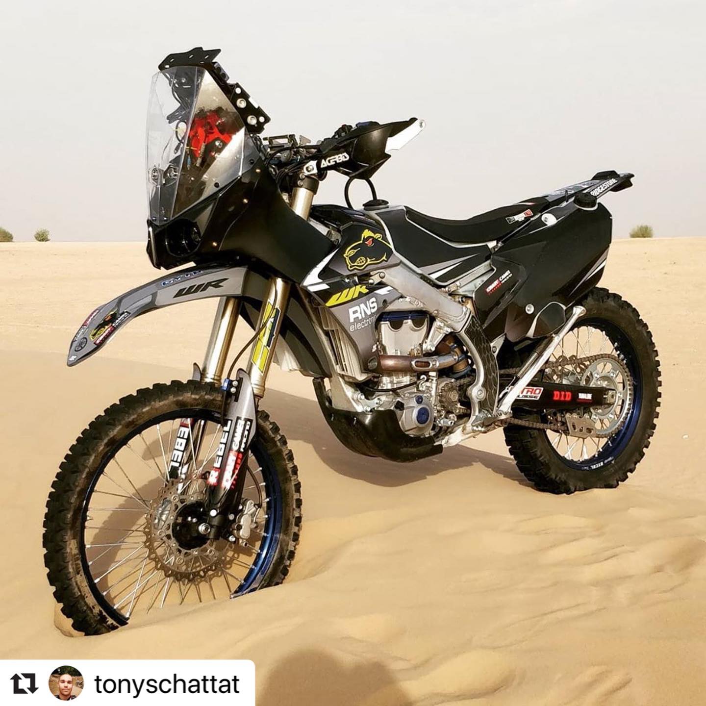 Rebel X - Rally Engineering - Yamaha WR450F 2020/21 Rally Kit being ...