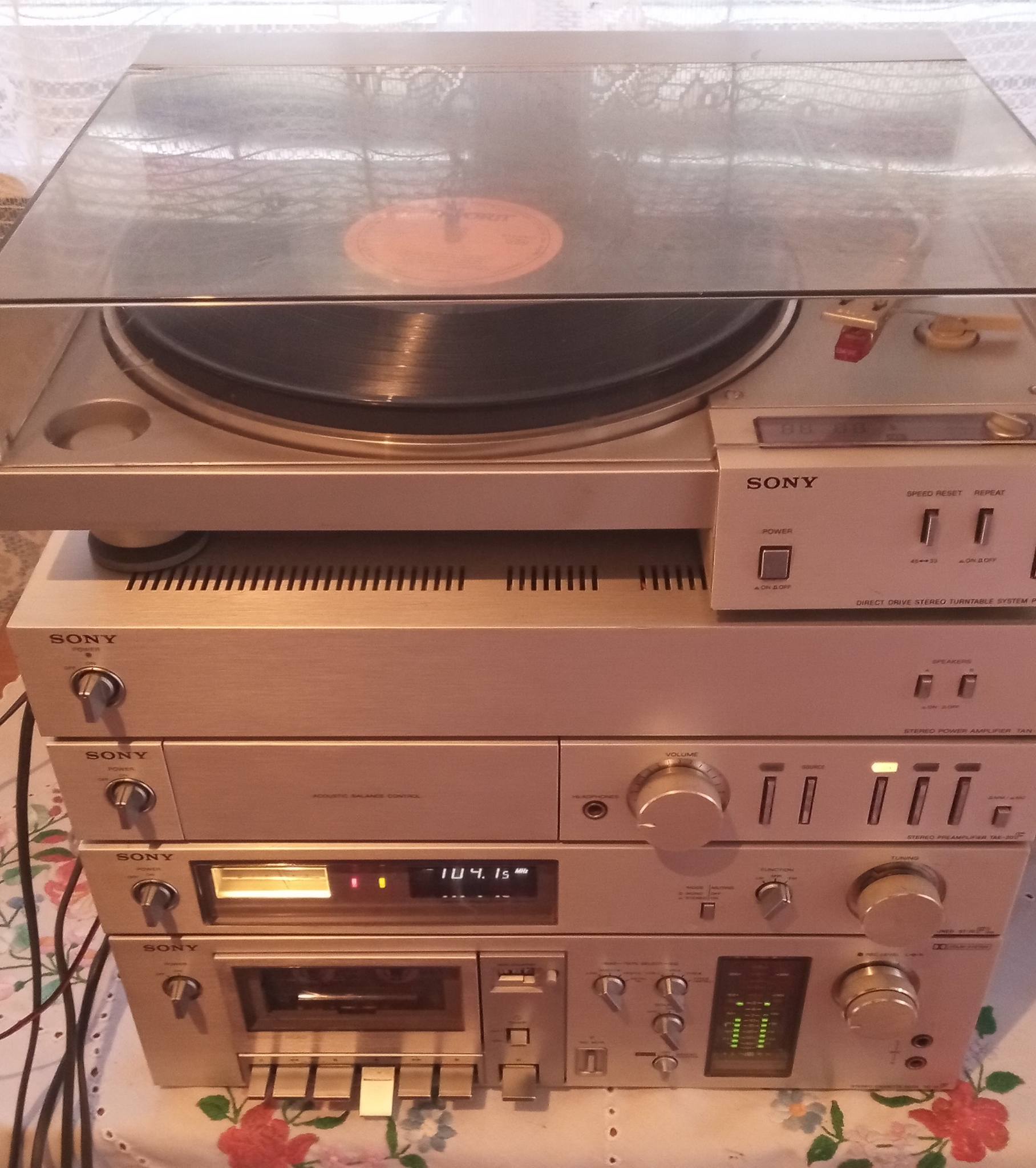 【値下げ】SONY Falcon システムコンポ 1979年頃 昭和レトロ Sony Falcon Hifi System of 1979 year.