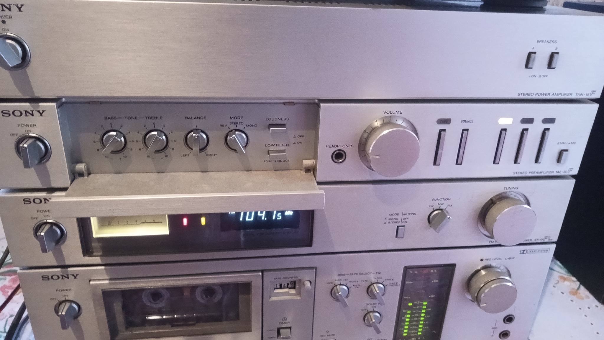 Sony Falcon Hifi System of 1979 year.