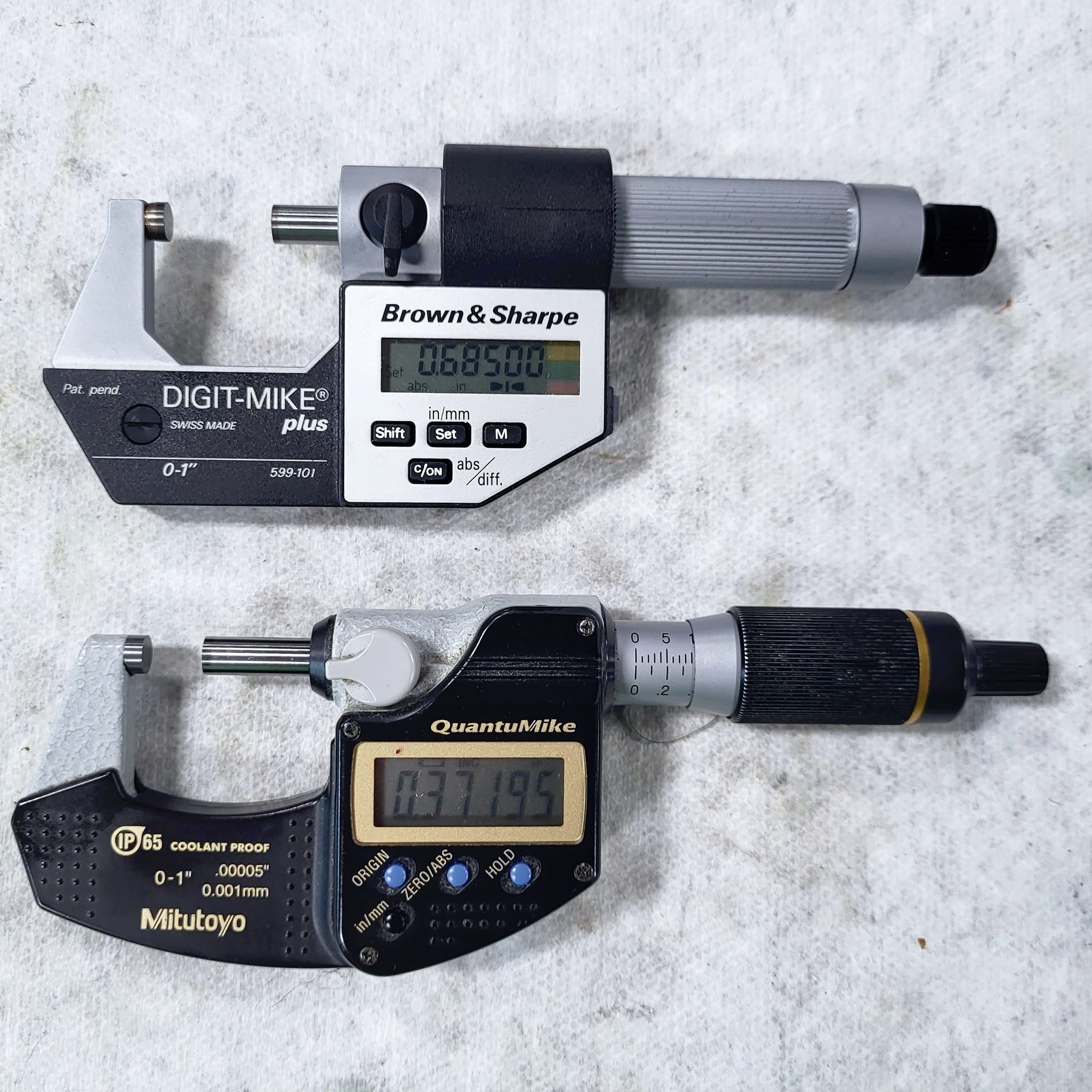 Mitutoyo 293-345-30 Digimatic Bügelmessschraube – IP65, ±1 µm Genauigkeit, Großes Display