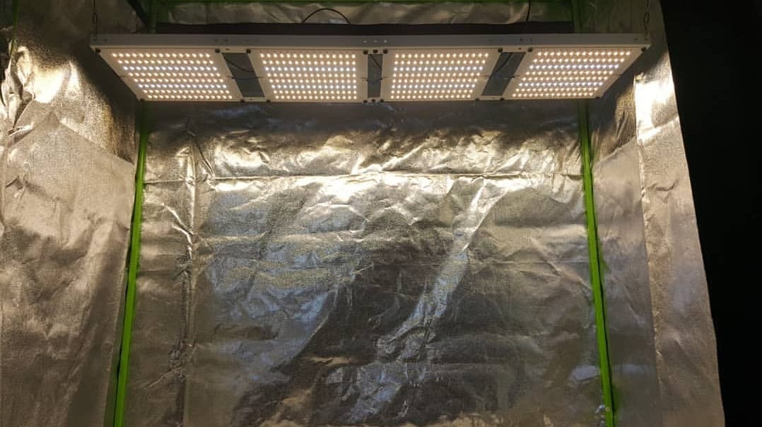ISH240H in a 2ft x4ft tent. powered... - Invisible Sun LED UK | Facebook