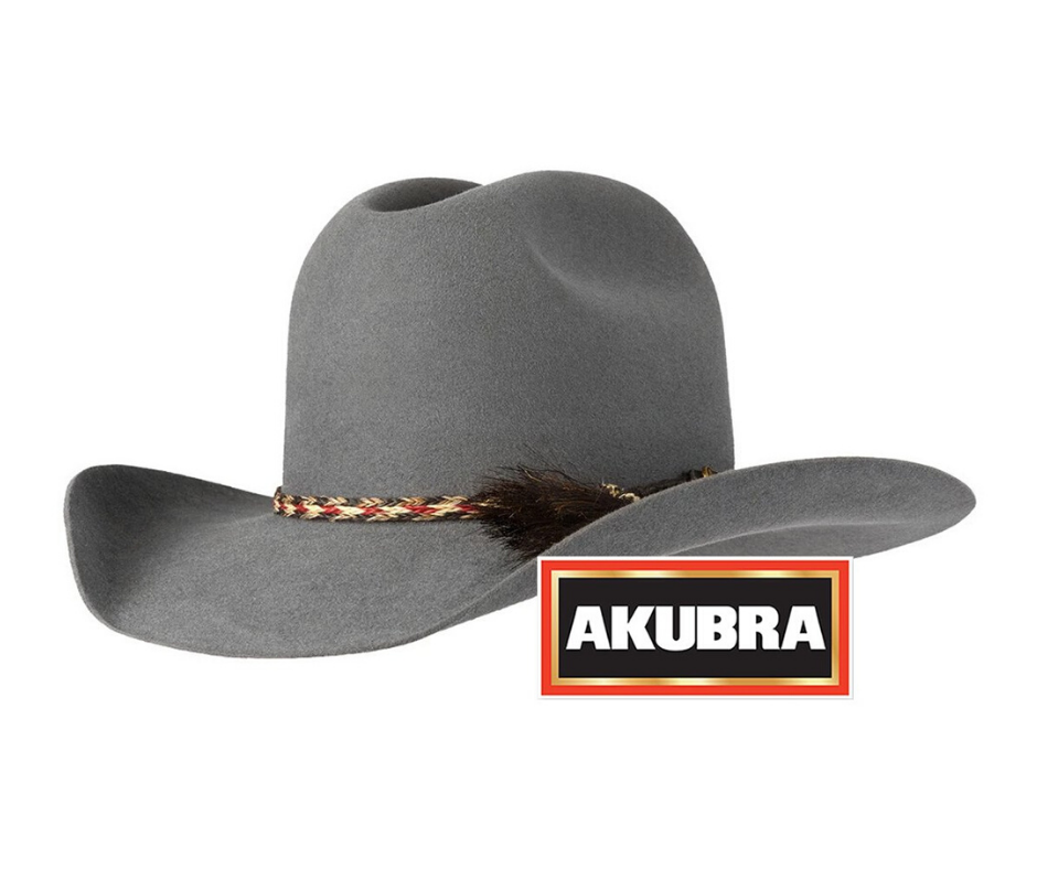 > AKUBRA ROUGH RIDER GUM GREY