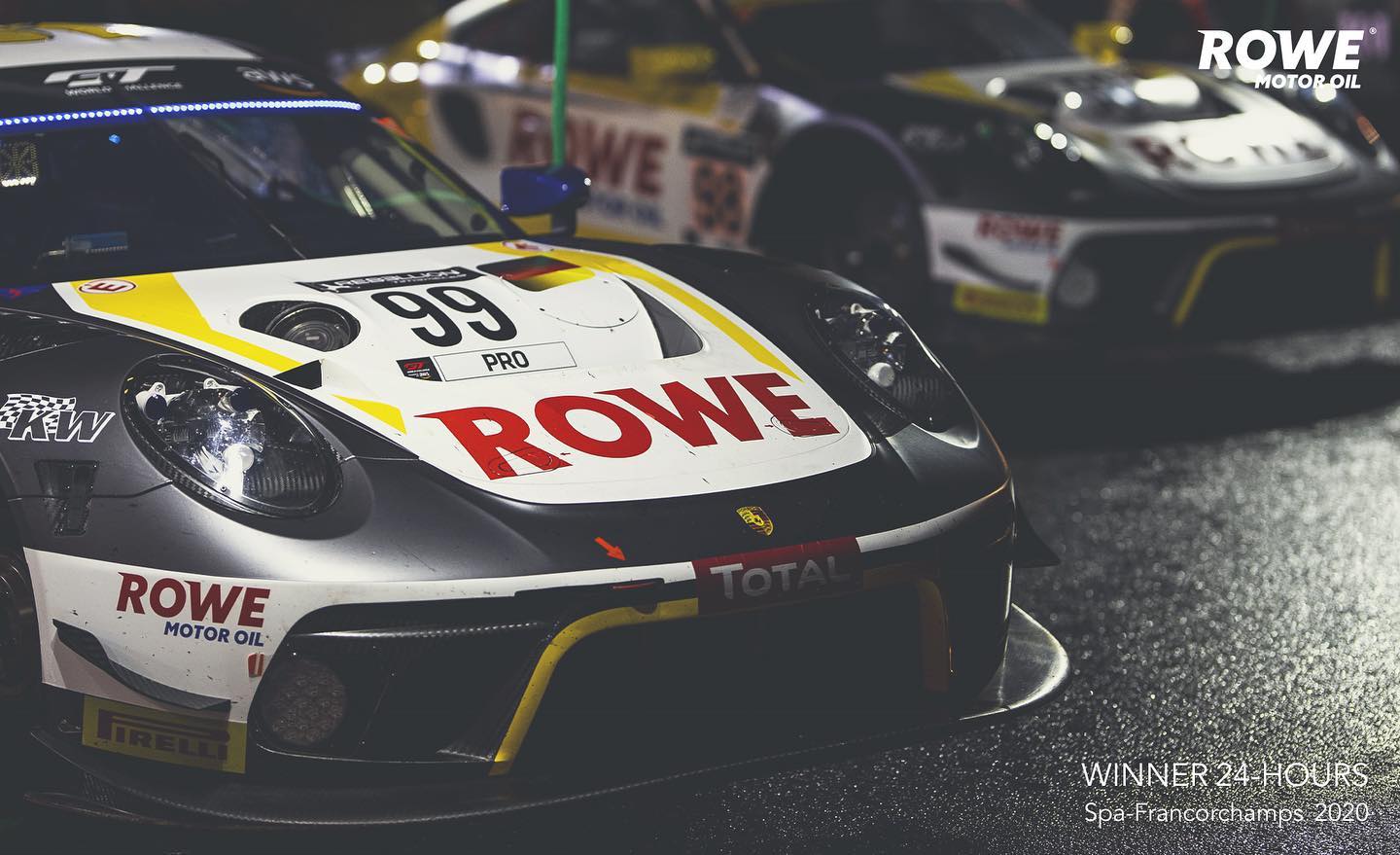 The #98 ROWE Racing Porsche 911 GT3 R... - Automod Malaysia