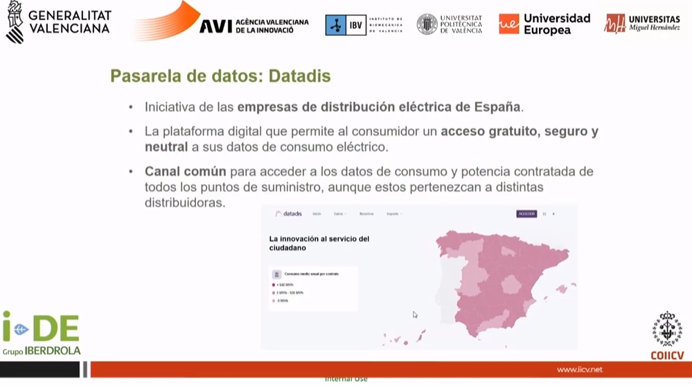Datadis, plataforma digital lanzada por las empresas de distribución ...
