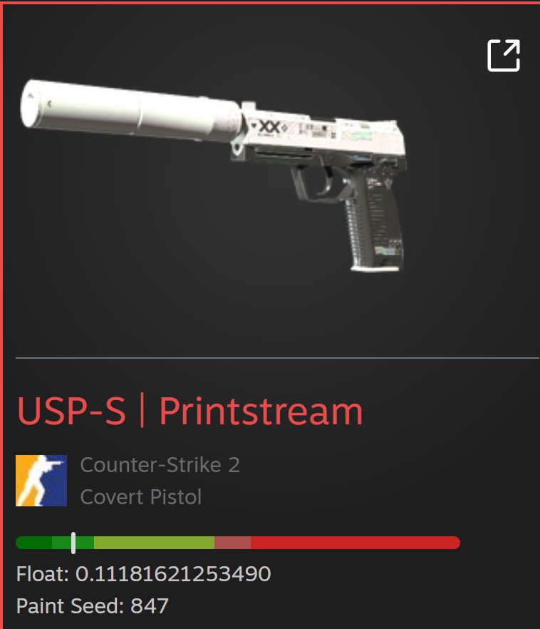 CS2 Trade Sverige (Counter-Strike) | Hej, jag har en USP Prinstream MW ...