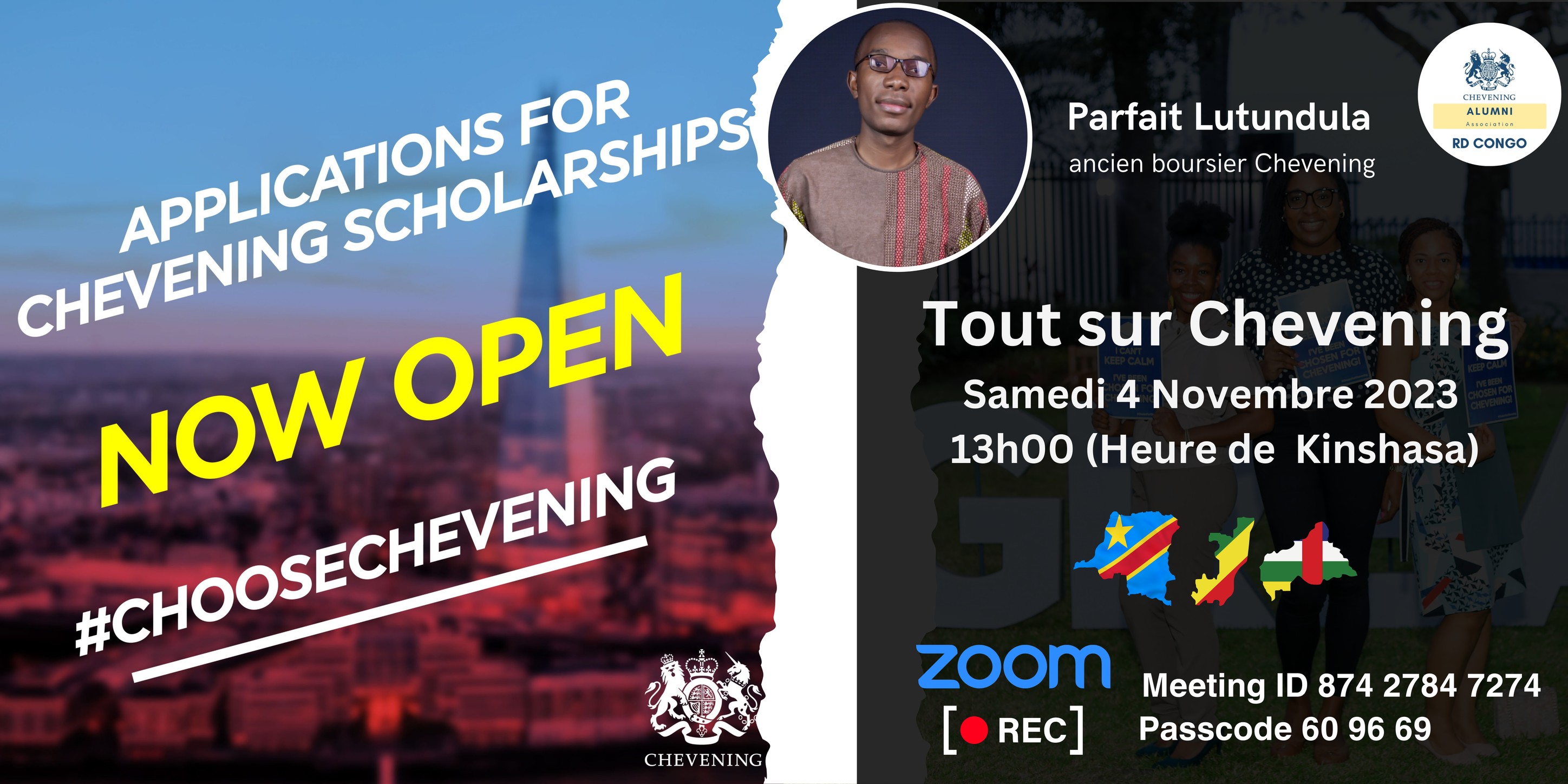 Chevening DRC Alumni Association | Kinshasa
