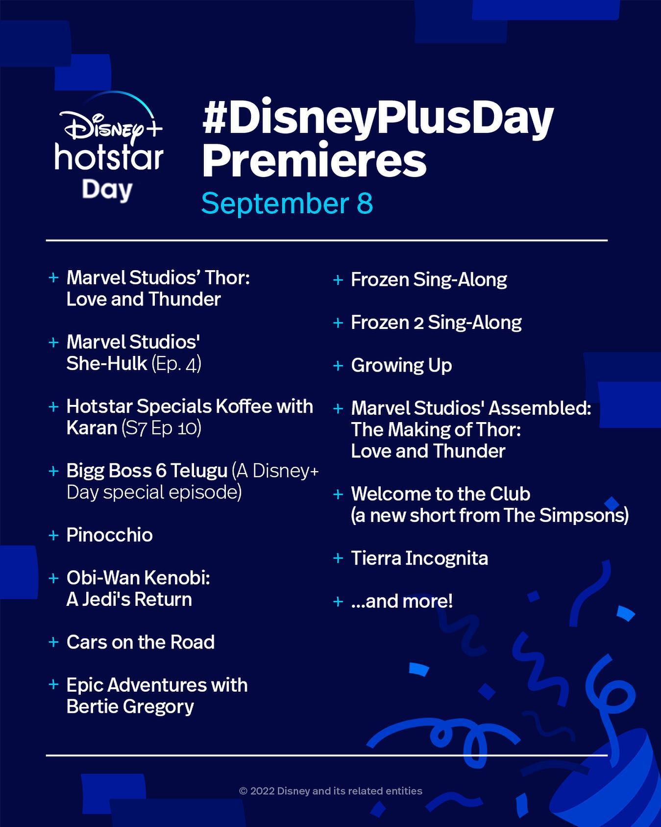 Disney+ Hotstar - Only 16 days, 6 hours, 1minute until...