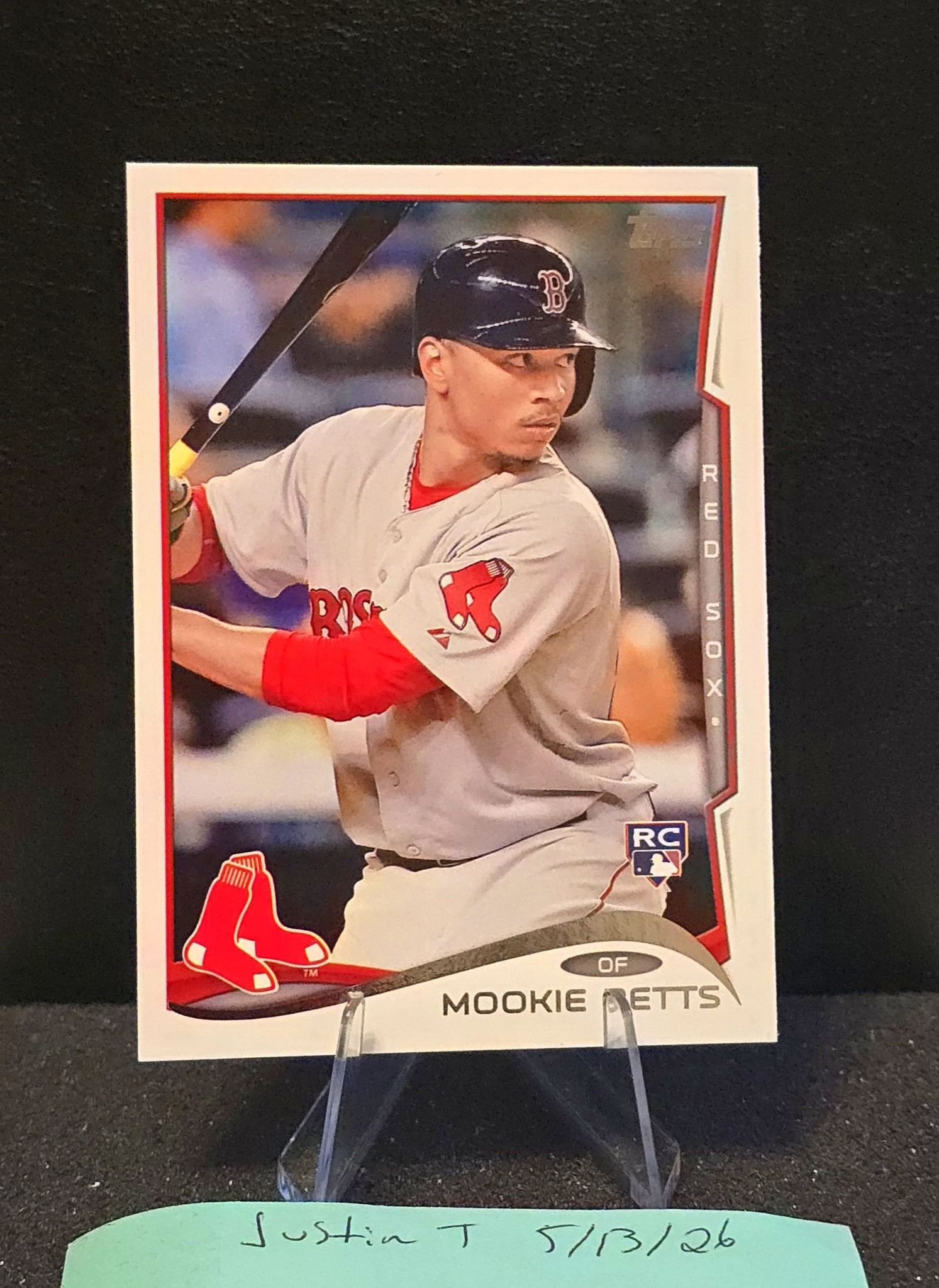 ムーキー ベッツ 直筆サインカード MOOKIE BETTS Topps