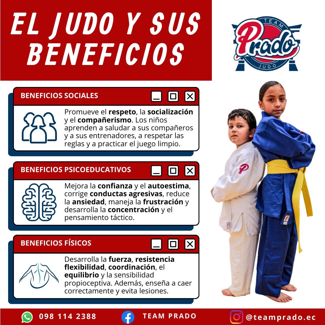 Team Prado - 👀 ¿Conocías estos beneficios del Judo? 🥋 El... | Facebook